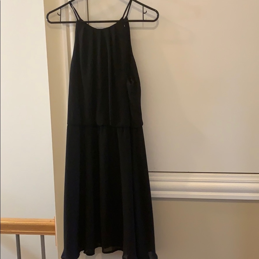 Black cocktail dress
